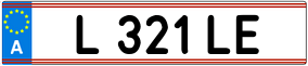 Truck License Plate